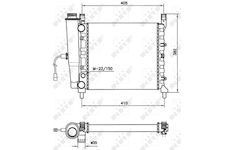 Chladič, chlazení motoru NRF 58731
