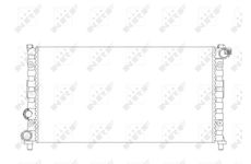 Chladič, chlazení motoru NRF 58765