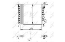 Chladič, chlazení motoru NRF 58771