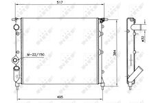 Chladič, chlazení motoru NRF 58786