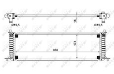 Chladič, chlazení motoru NRF 58790