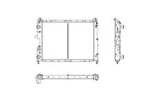 Chladič, chlazení motoru NRF 58791