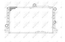 Chladič, chlazení motoru NRF 58809