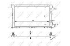 Chladič, chlazení motoru NRF 58813