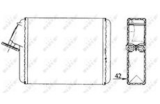 Výměník tepla, vnitřní vytápění NRF 58840