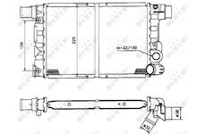 Chladič, chlazení motoru NRF 58844