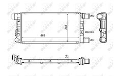 Chladič, chlazení motoru NRF 58845
