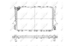 Chladič, chlazení motoru NRF 58870