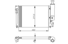 Chladič, chlazení motoru NRF 58886