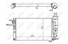 Chladič, chlazení motoru NRF 58889