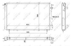 Chladič, chlazení motoru NRF 58901