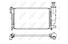Chladič, chlazení motoru NRF 58920
