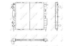 Chladič, chlazení motoru NRF 58934