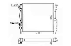Chladič, chlazení motoru NRF 58934A