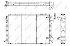 Chladič, chlazení motoru NRF 58941