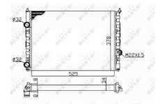 Chladič, chlazení motoru NRF 58947