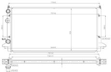 Chladič, chlazení motoru NRF 58950