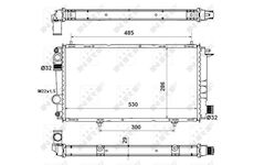 Chladič, chlazení motoru NRF 58957