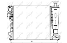 Chladič motora NRF 58959