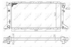 Chladič, chlazení motoru NRF 59013