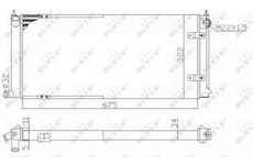 Chladič, chlazení motoru NRF 59048