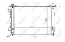 Chladič, chlazení motoru NRF 59064