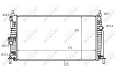 Chladič, chlazení motoru NRF 59068