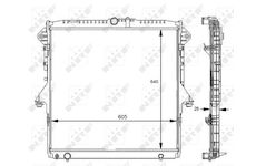 Chladič, chlazení motoru NRF 59074