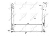 Chladič, chlazení motoru NRF 59086