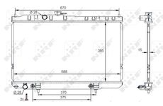Chladič, chlazení motoru NRF 59100