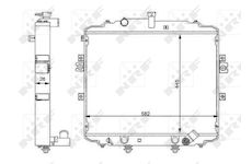Chladič, chlazení motoru NRF 59107
