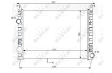 Chladič, chlazení motoru NRF 59120