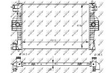 Chladič, chlazení motoru NRF 59139