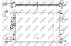 Chladič, chlazení motoru NRF 59144