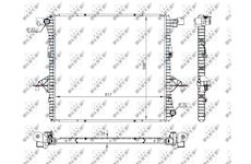 Chladič, chlazení motoru NRF 59145
