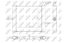 Chladič, chlazení motoru NRF 59176