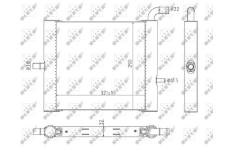 Chladič, chlazení motoru NRF 59176