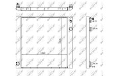 Chladič, chlazení motoru NRF 59182