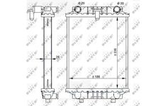 Chladič, chlazení motoru NRF 59183