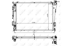 Chladič, chlazení motoru NRF 59200