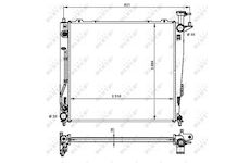 Chladič, chlazení motoru NRF 59201