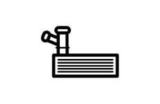 Chladič, hnací baterie NRF 310506