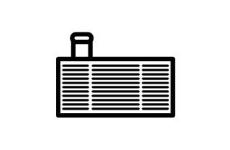 Olejový chladič, motorový olej NRF 31921