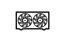 Větrák, chlazení motoru NRF 470156