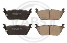 Sada brzdových destiček, kotoučová brzda A.B.S. 35429