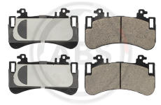 Sada brzdových platničiek kotúčovej brzdy A.B.S. 35472