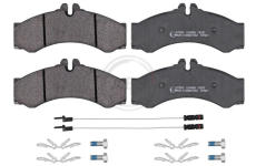 Sada brzdových destiček, kotoučová brzda A.B.S. 37000
