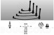 Zapalovací kabely FIAT PUNTO 1.2 16V 63kW
