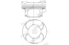 Píst NÜRAL 87-434600-00