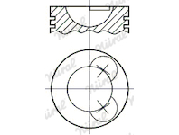 Píst NÜRAL 87-525000-00